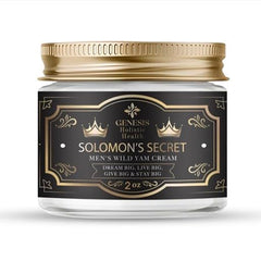 Genesis Holistic Health Solomon's Secret – crème pour homme, bouteille 2 oz hydratation rapide.