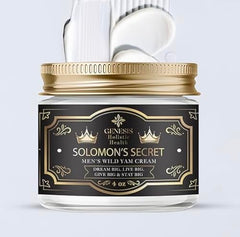 Vue de la bouteille Genesis Solomon’s Secret Crème d’igname sauvage, 4 oz