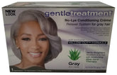 Gentle Treatment Relaxer crème sans soude pour cheveux gris, protection et douceur