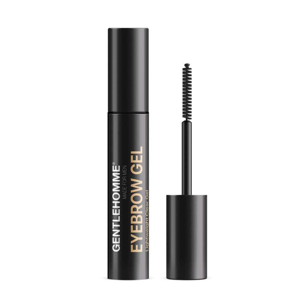 Gentlehomme gel clair pour sourcils avec brosse spirale pour une définition naturelle