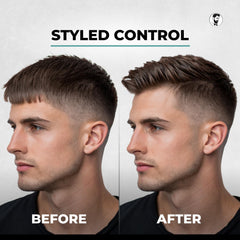 Gentlemen Republic formule sans alcool: texture facile sans résidu et douceur pour les cheveux.