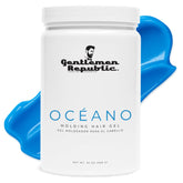 Gentlemen Republic Oceano Gel Cheveux, flacon 32oz pour une tenue durable et brillance.