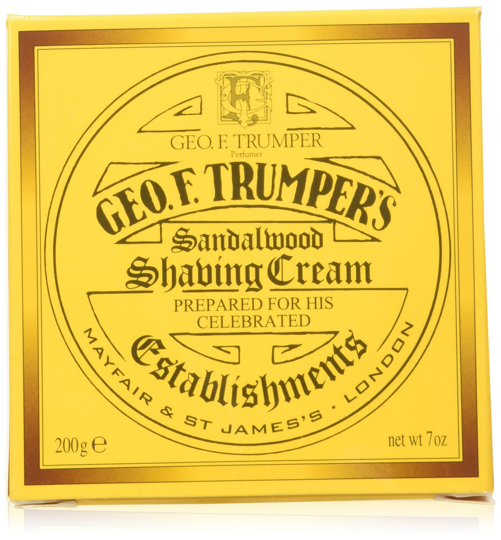 Geo F. Trumper Sandalwood pot fermé pour rasage doux et élégant