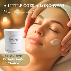 Texture enveloppante de Gernetic Synchro Crème Régulatrice pour peau nourrie.