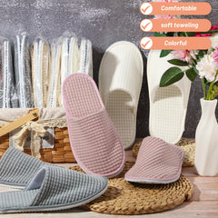 Geyoga chaussons invités, couleurs distinctes pour identifier les invités à l'accueil