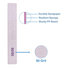 GigaGround lime emery rectangle double-face, prise en main facile.