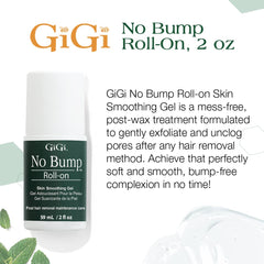GiGi No Bump Roll-On, applicateur facile à utiliser pour limiter les rougeurs post-épilation.