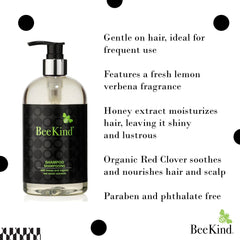 Shampoing BeeKind Gilchrist & Soames – mousse riche et nettoyage en douceur.
