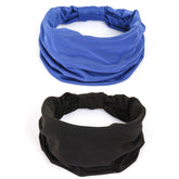 Bandeau GiLi large noir, confort et maintien pendant l’entraînement.