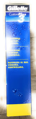 Gillette Custom Plus3 avec technologie ComfortGel et tête pivotante à 40 degrés.
