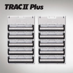 Gillette TRAC II lubrastrip confort pour une glisse douce.