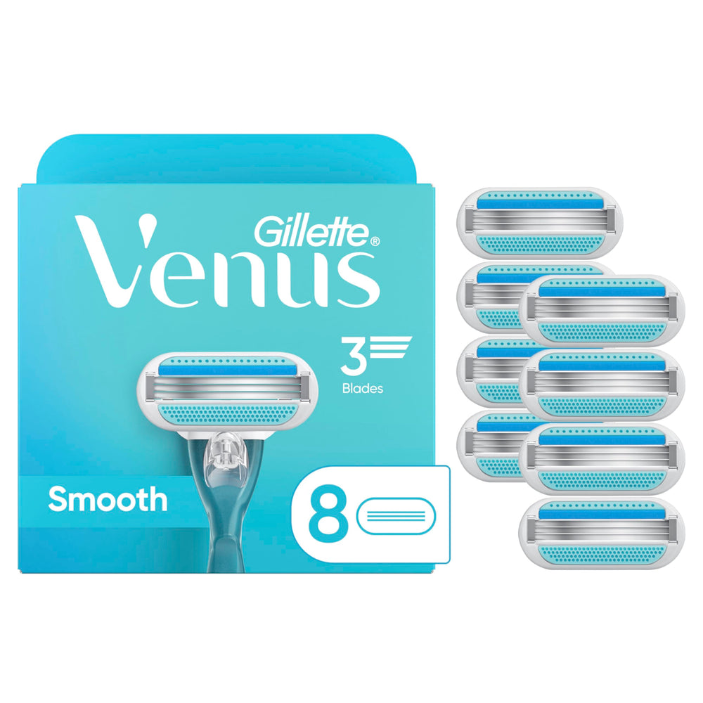 Recharge Gillette Venus Smooth à 3 lames pour un rasage rapide et efficace