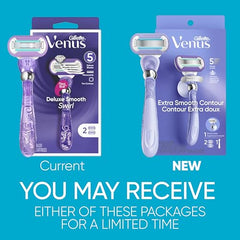 Gillette Venus tete-pivotante assure précision même dans les zones difficiles