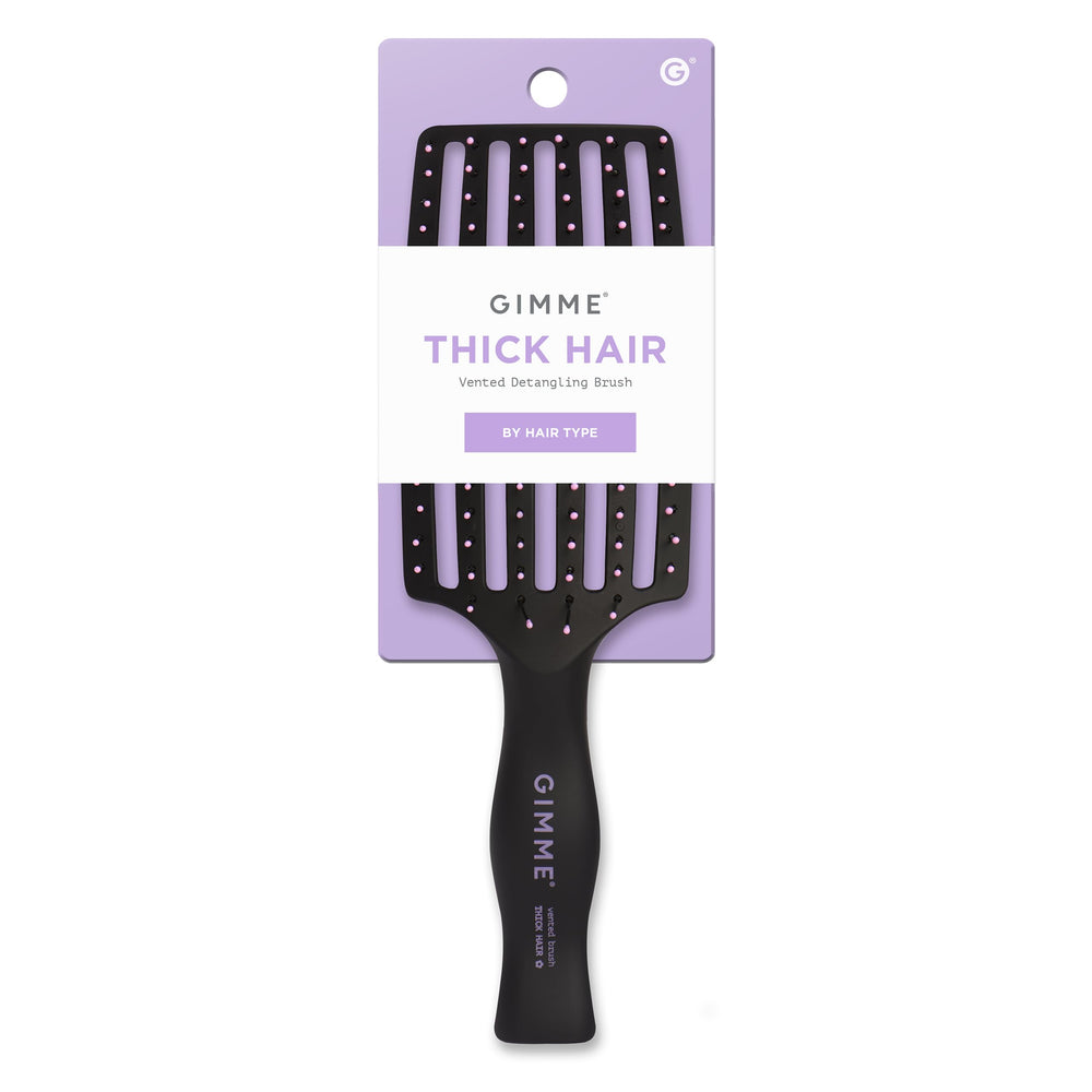 Brosse GIMME BEAUTÉ Démêlage Ventilé, démêle en douceur et accélère le séchage.