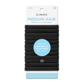 Gimme Beauty bandes-cheveux seamless noir: maintien confortable sans traces.