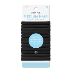 Gimme Beauty bandes-cheveux seamless noir: maintien confortable sans traces.
