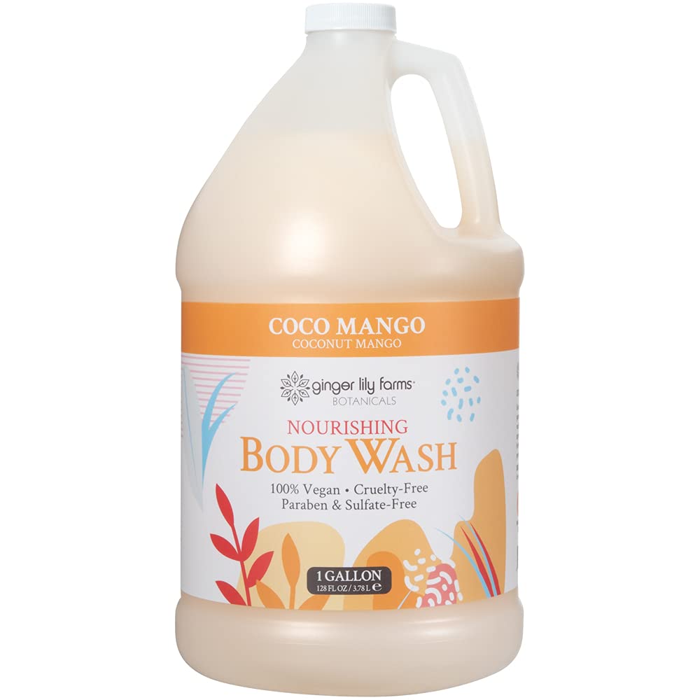 Ginger Lily Farms Botanicals Gel Douche Nourrissant Coco Mango: hydratation riche pour peau douce
