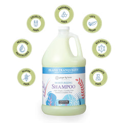 Mousse riche du Ginger Lily Farms Botanicals Island Tranquility Shampoo, cheveux plus soyeux.