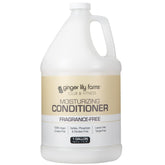 Ginger Lily Farms Club & Fitness moisturizing conditioner bottle on shelf for easy refills
