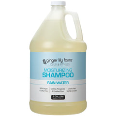 Ginger Lily Farms Club & Fitness shampoo bottle demonstrating moisturizing formula for all hair types