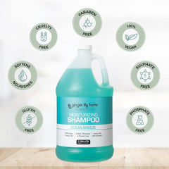 Parfum frais océan lors de l’utilisation du shampooing Club & Fitness.
