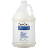 Ginger Lily Farms ZeroDerm Douche Nourrissant en bouteille, texture veloutée.