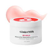 Ginger Milk Natural Care: pot du masque, texture riche pour réparation capillaire.