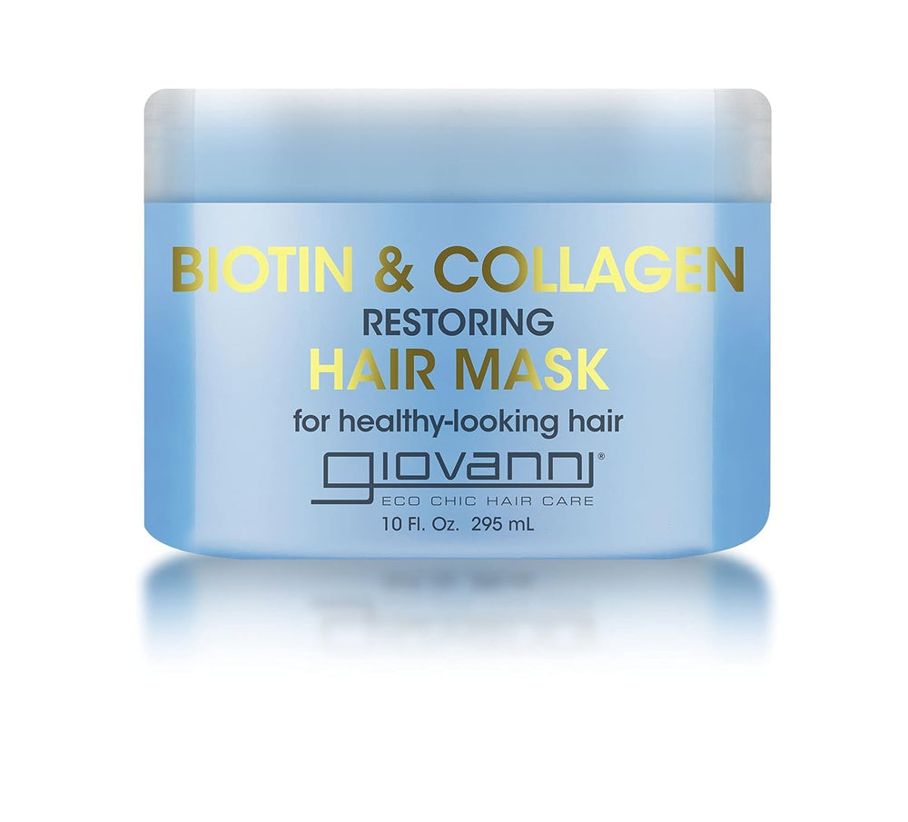 Giovanni Biotin & Collagen masque-capillaire hydratant pour cheveux doux et forts.