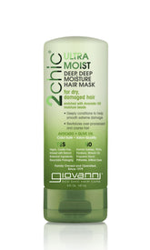 GIOVANNI 2chic Masque cheveux Avocat et Olive – hydratation profonde pour cheveux soyeux