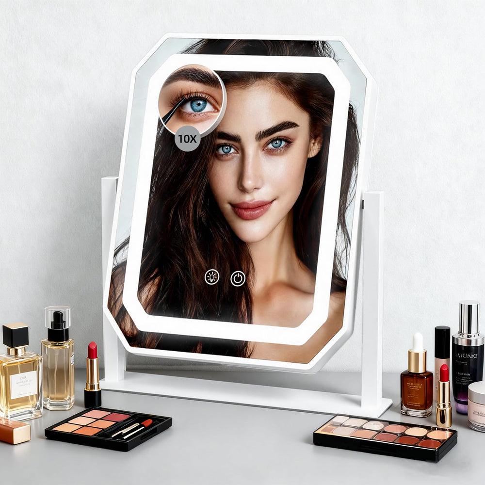 GioeDa, miroir maquillage lumière 3 modes pour un rendu précis du teint