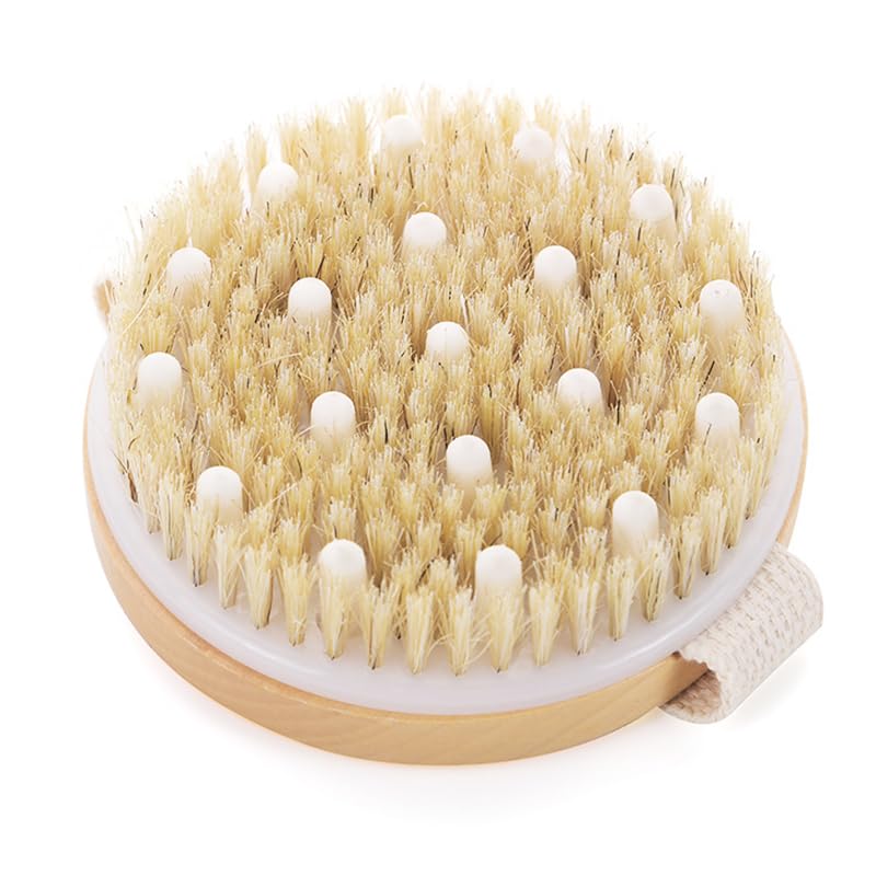 Brosse Giova en bambou pour exfolier le corps avec douceur