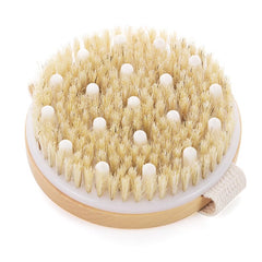 Brosse Giova en bambou pour exfolier le corps avec douceur