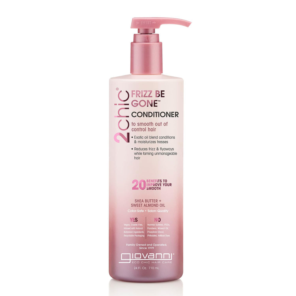 GIOVANNI 2chic Anti-Frisottage – bouteille soin lissant et hydratant pour cheveux
