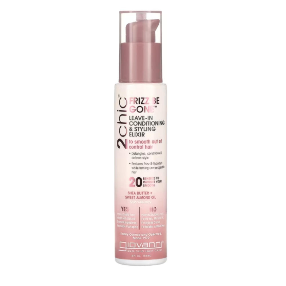 Bouteille GIOVANNI 2chic Elixir pour hydratation et douceur.