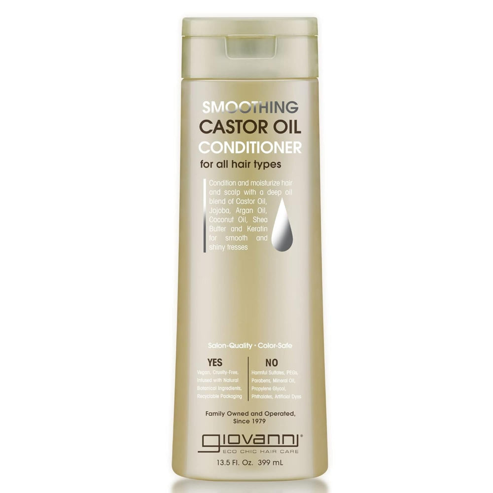 Giovanni conditionneur huile de ricin, texture lisse facilitant le démêlage.