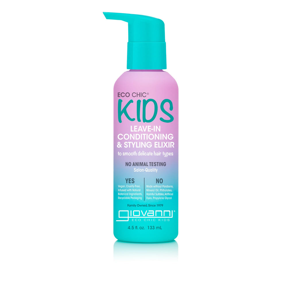 Giovanni Eco Chic KIDs Elixir : bouteille soin sans rinçage pour cheveux délicats des enfants