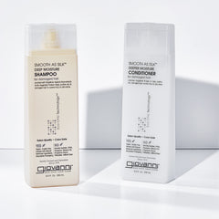 Giovanni Smooth As Silk Deeper Moisture Conditioner – ingrédients botaniques et sans cruauté, routine capillaire responsable.