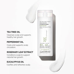 GIOVANNI Tea Tree Triple Treat Conditioner, romarin-huile, nourrit les cheveux et apporte souplesse.