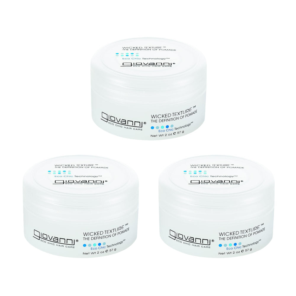 GIOVANNI Wicked Texture - pomade définition pour style texturé et lavage facile.