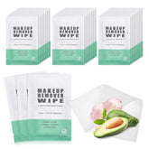 Lingettes démaquillantes Gisdo en emballage individuel, idéales pour les voyages.