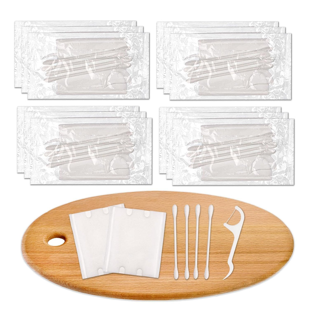 Gisdo pack 50 kits vanity hôtel, pratique et emballage individuel.