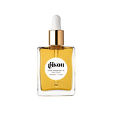 Gisou huile capillaire au miel, bouteille élégante, hydratation durable et brillance.