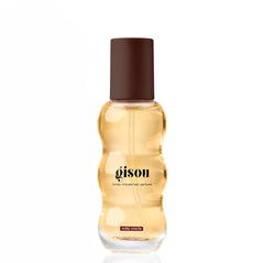 Gisou parfum capillaire au miel Milky Mocha, format mini pratique pour rafraîchir les cheveux.