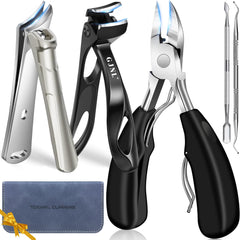 Ciseaux GJNL pour ongles épais avec ouverture 37 mm, coupe nette et stable.