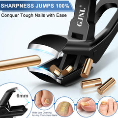 GJNL coupe-ongles lame-acier-inox, coupe nette et durable.