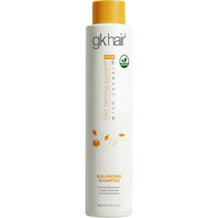 GK Hair Shampoing équilibre – bouteille affichant kératine et contrôle du sébum