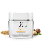 GK HAIR Masque capillaire vegan – bouteille prête pour un soin profond.