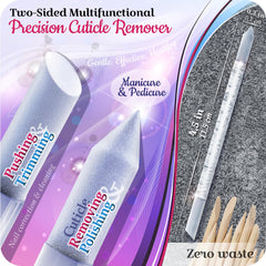 GLADZY râpe-pieds en verre boheme, grains doubles pour pédicure confortable.