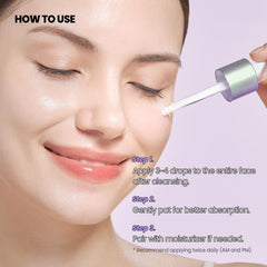 GLAM UP Bakuchiol Sérum — application douce qui lisse visiblement les ridules.