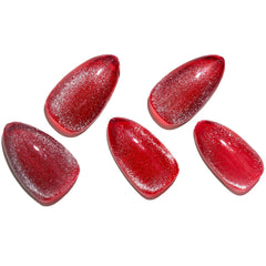 GLAMERMAID – effet jelly rouge avec paillettes, tenue élégante.